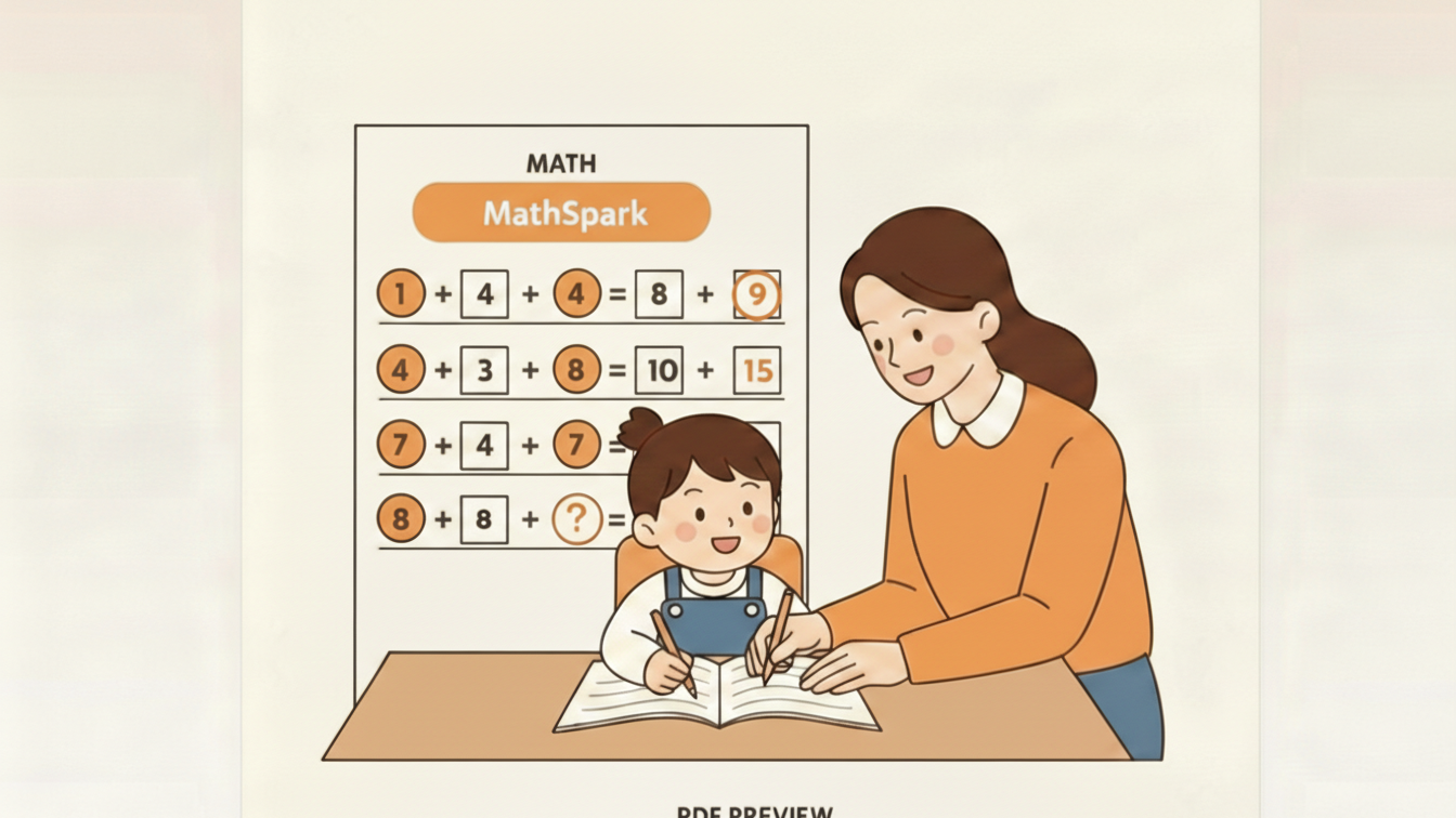 MathSpark generated worksheet preview